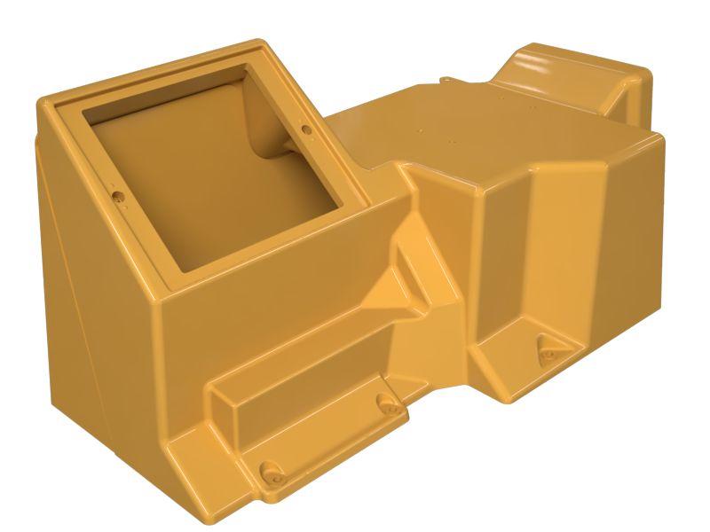 Крышка воздуховода воздушного фильтра кабины