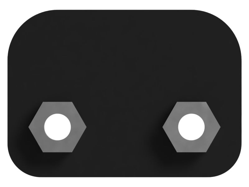 Пластина заднего кожуха платформы