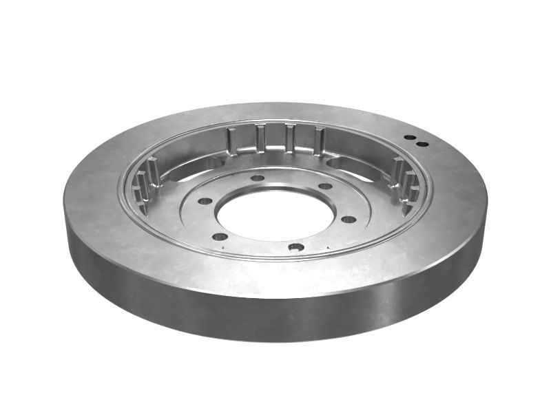 Чугунная заслонка коленчатого вала