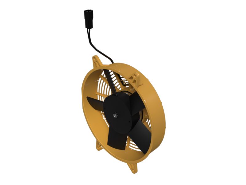 24-вольтовый, 5-лопастной вентилятор конденсатора хладагента