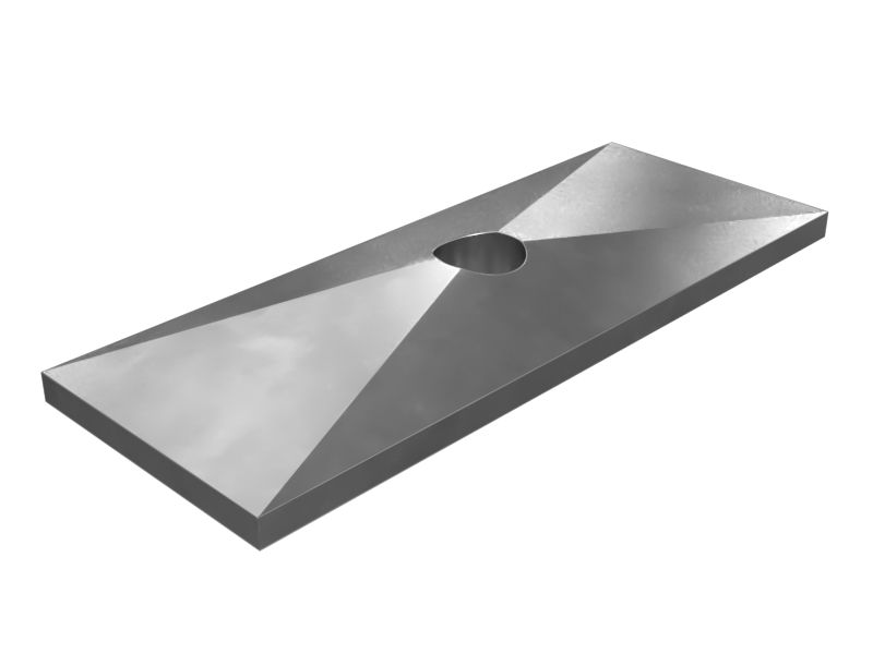 138-4572: Верхняя пластина зажима толщиной 7 мм