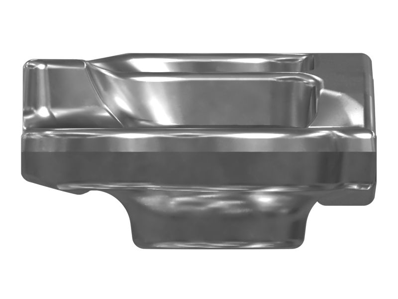 Звено гусеницы в ходовой части, смазанное консистентной смазкой