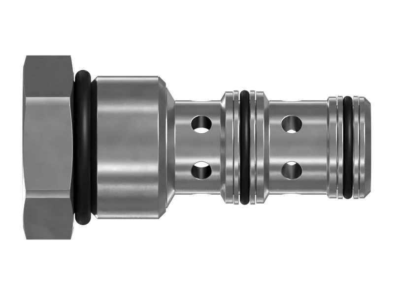 Вставной челночный клапан с 3 отверстиями