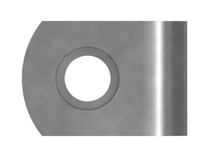 Выступ коленчатого патрубка с приварной гайкой