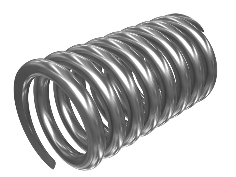 Пружина сжатия свободной длины 38,10 мм