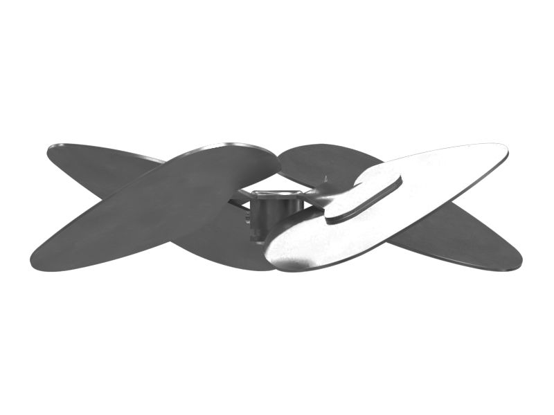 4 Лопастной вентилятор конденсатора хладагента