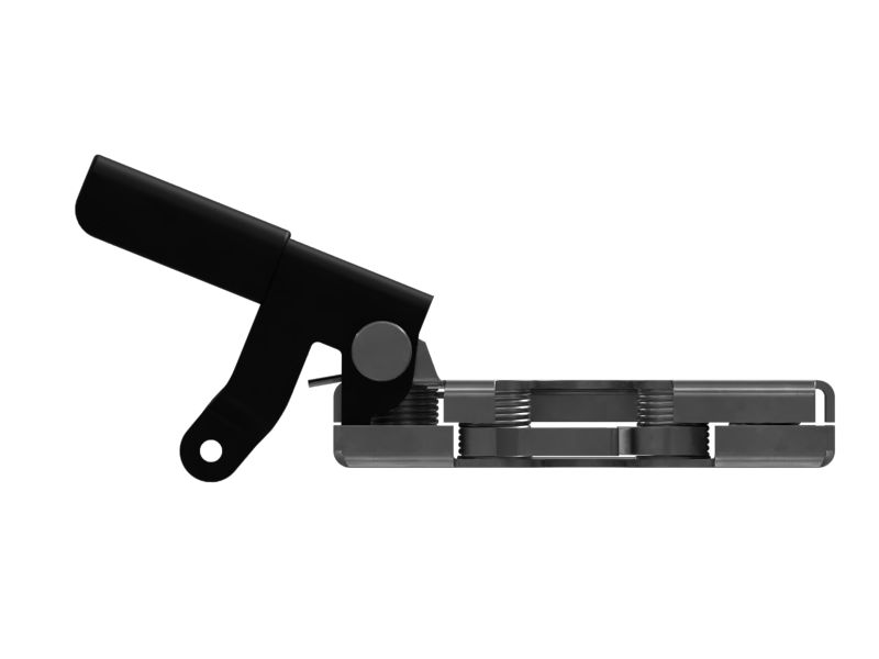 Поворотная дверная защелка для двух объектов