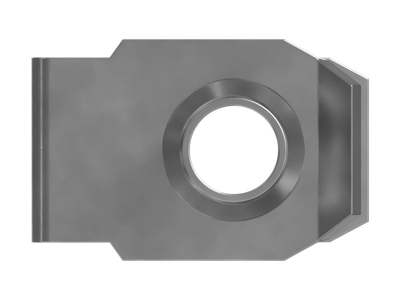 Самоконтрящаяся гайка с пружинным зажимом