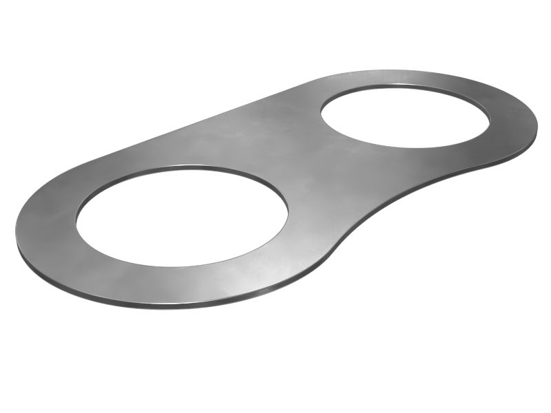 Стальная регулировочная прокладка толщиной 0,8 мм