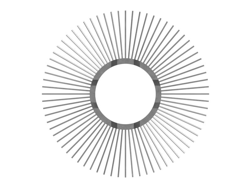 Уборочная щетка диаметром 700 мм