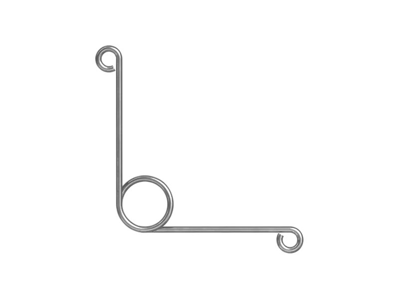 Пружина кручения (длина в свободном состоянии 17,30 мм)