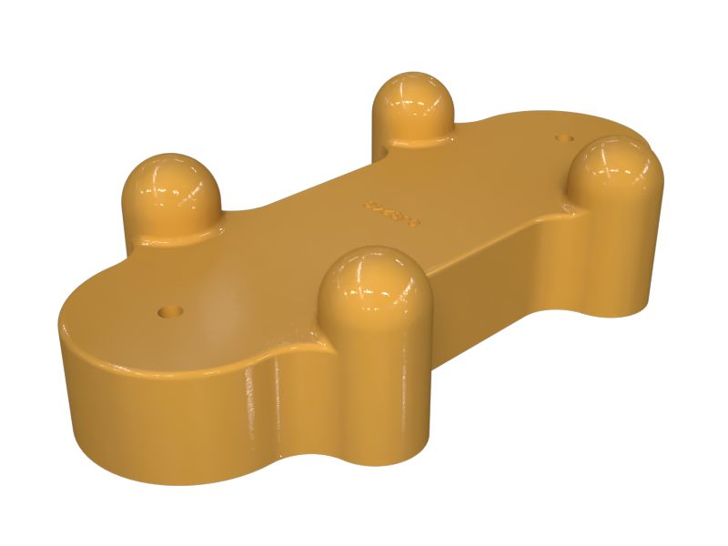 Фиксатор из литого алюминия, длина 170,50 мм