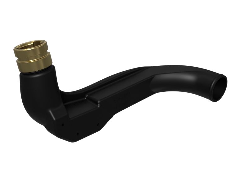 Жидкостный трубопровод черного цвета, 76,00 мм