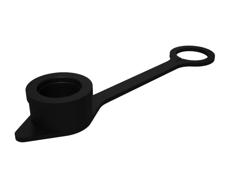 Черная пылезащитная крышка