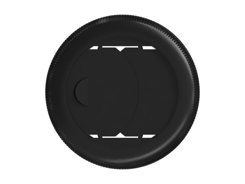 Вентиляционная решетка диаметром 87 мм для воздуховода кабины