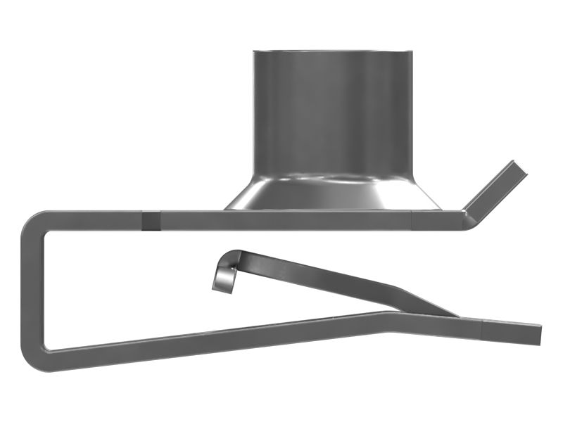 Самоконтрящаяся гайка с пружинным зажимом