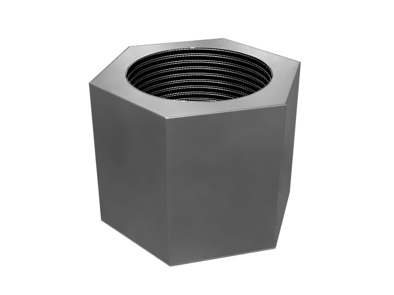 Шестигранная гайка с резьбой M10X1