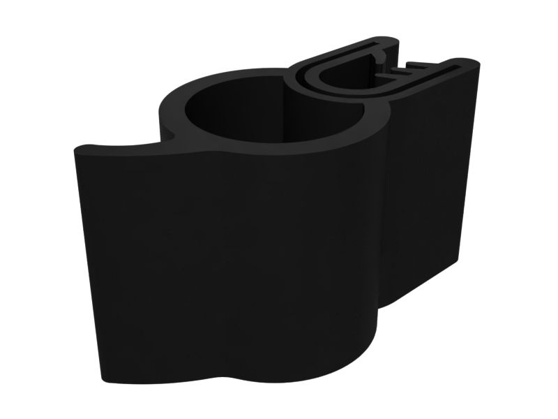 Объемное уплотнение общей шириной 16 мм