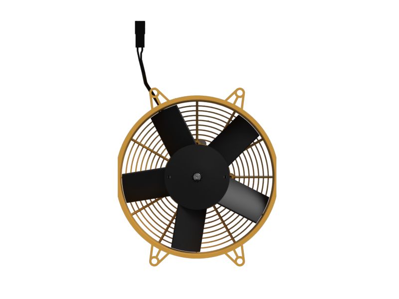 24-вольтовый, 5-лопастной вентилятор конденсатора хладагента