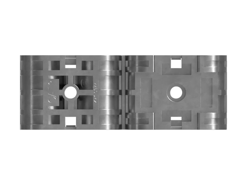 Двойной трубчатый зажим с минимальным внутренним диаметром 30,00 мм