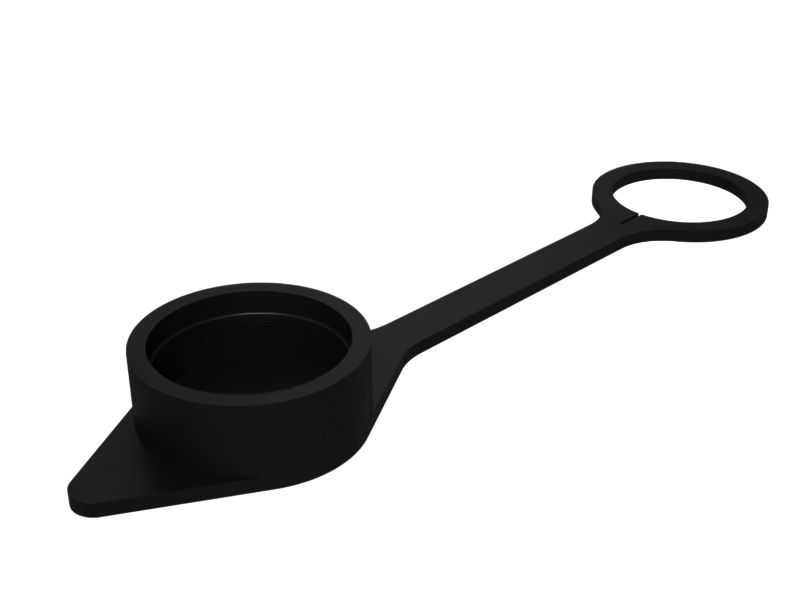 Черная пылезащитная крышка