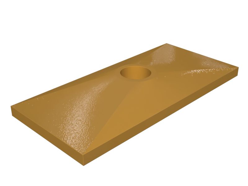 Зажимная крышка толщиной 3 мм