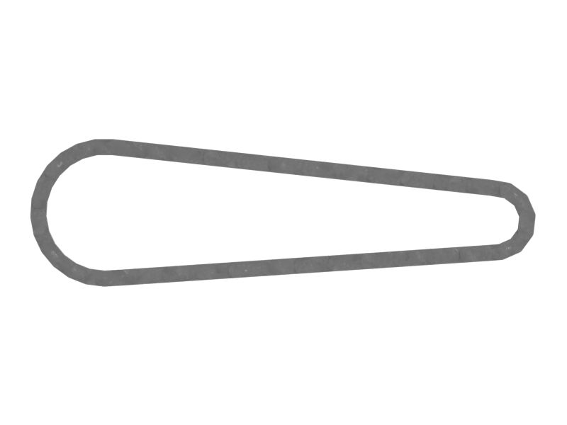 Задняя высокопрочная цепь 100 для сдвоенного привода, 66 звеньев