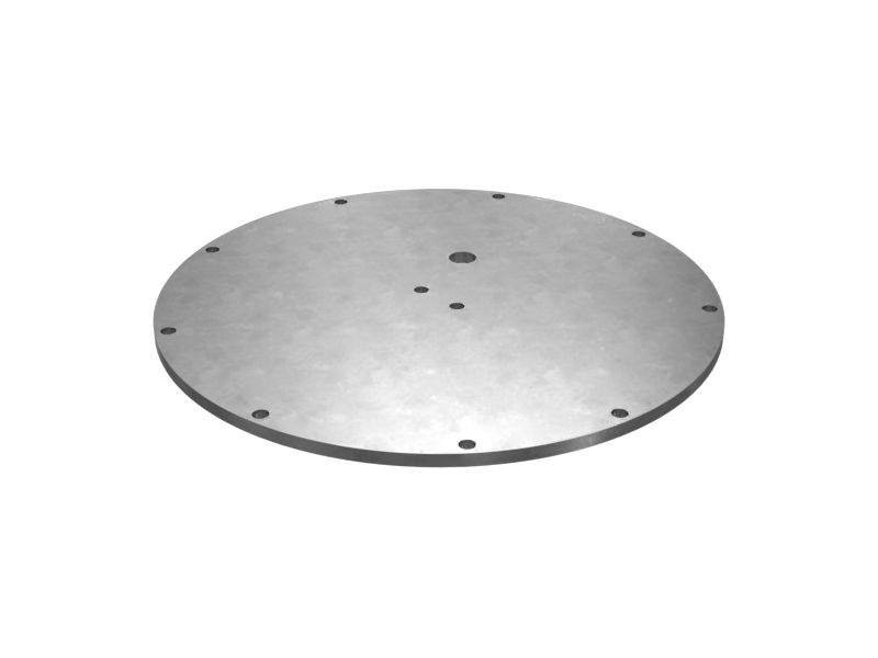 Крышка колеса бортового редуктора с креплением на 9 болтах, толщина 12 мм