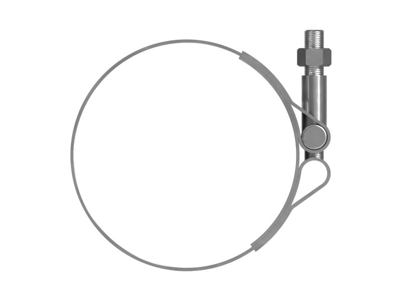 Ленточный хомут с Т-образным болтом и минимальным внутренним диаметром 99,00 мм