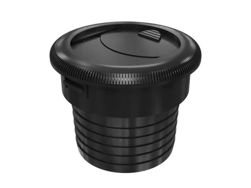 Вентиляционная решетка диаметром 87 мм для воздуховода кабины