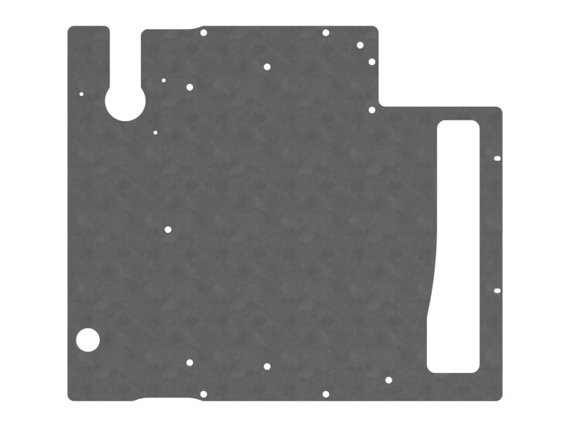 Накладная пластина нагревателя кабины