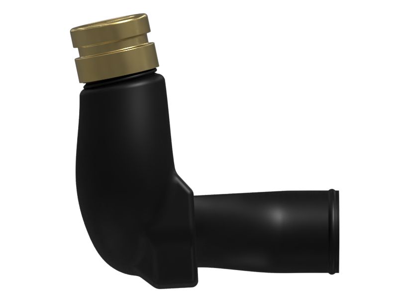 Жидкостный трубопровод черного цвета, 76,00 мм