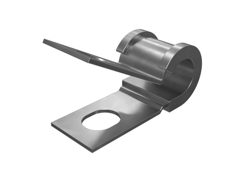 Амортизирующий одинарный Р-образный петлевой зажим