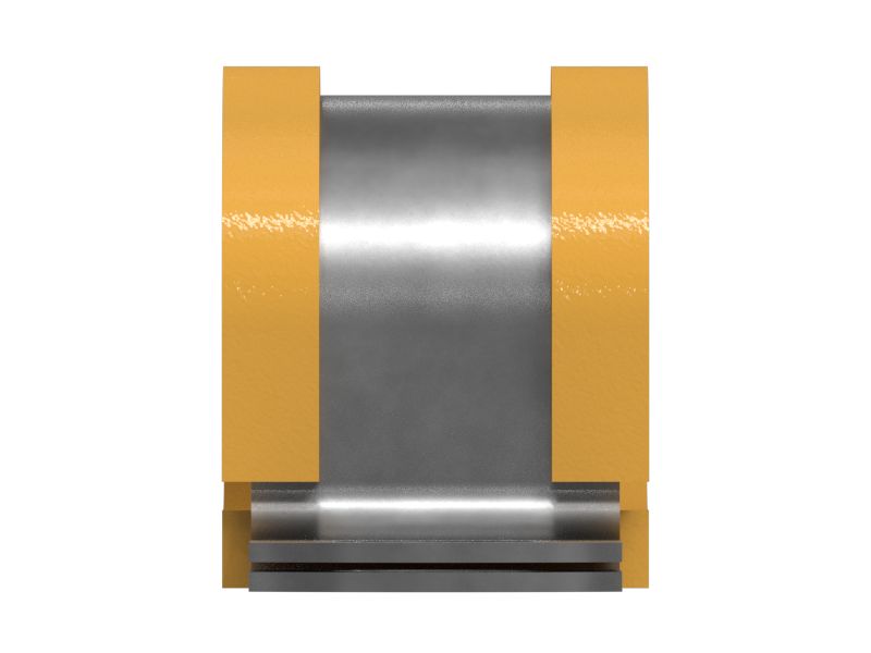 Р-образный зажим для одного шланга