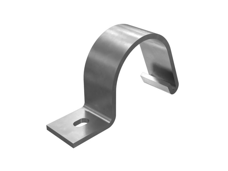 Зажим в виде полукрюка