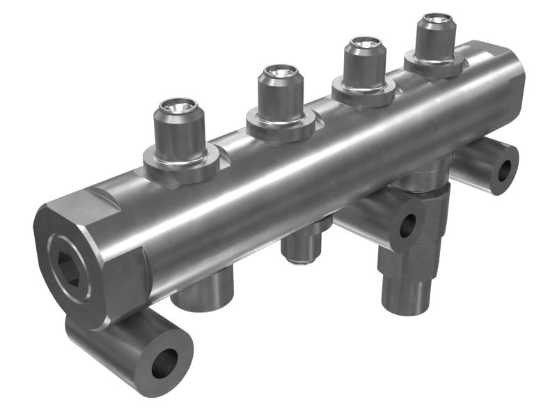 438-3414: Топливная рампа в сборе