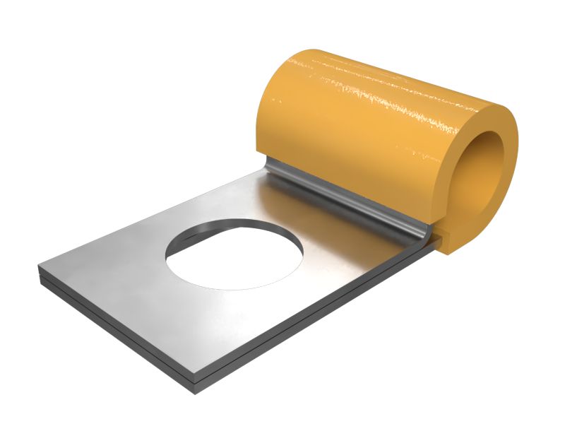 Петлевой зажим с минимальным внутренним диаметром 9,50 мм