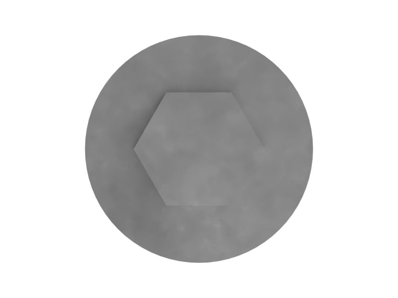 1 Заглушка с шестигранной резьбой 5/16-12