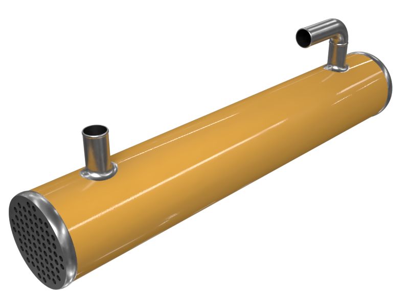 Маслоохладитель радиатора длиной 365 мм