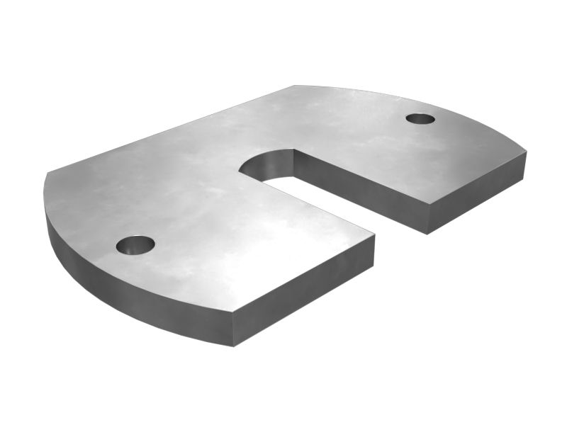 Стопорная пластина колесного вала толщиной 9,5 мм