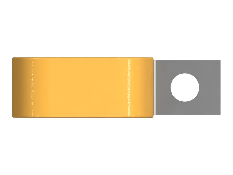 Р-образный зажим для двух шлангов