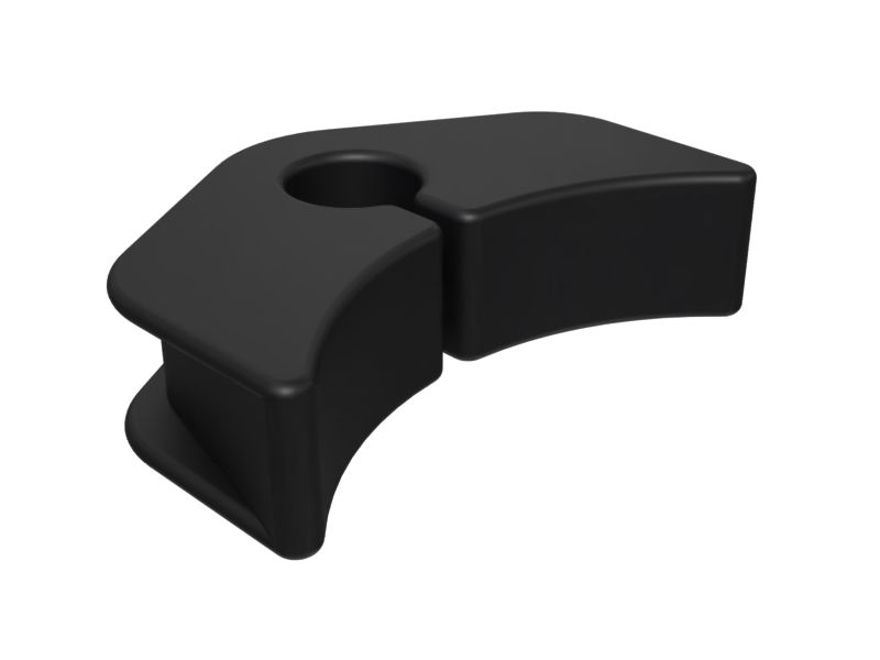 Резиновый блок с зажимным диаметром 18 мм