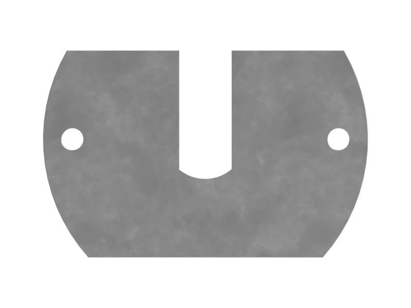 Стопорная пластина колесного вала толщиной 9,5 мм