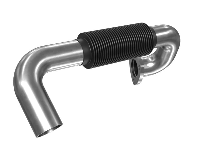 Коленчатый патрубок выхлопной трубы глушителя, внутренний диаметр 50,8 мм