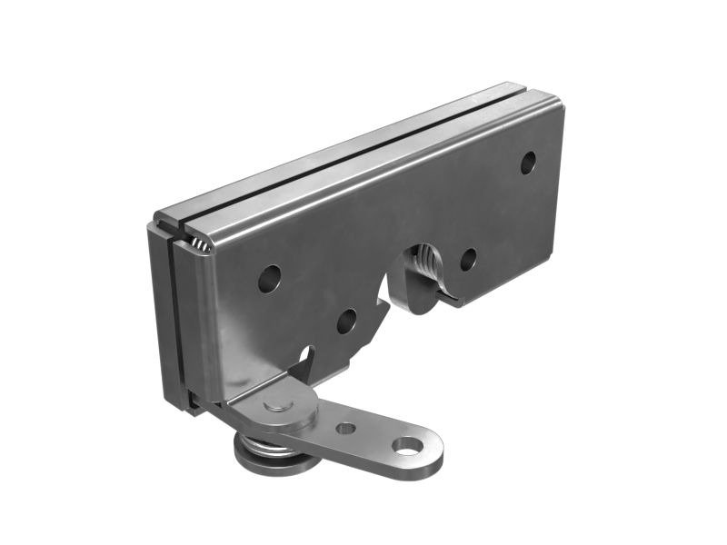 Удерживающая защелка из углеродистой стали открыта