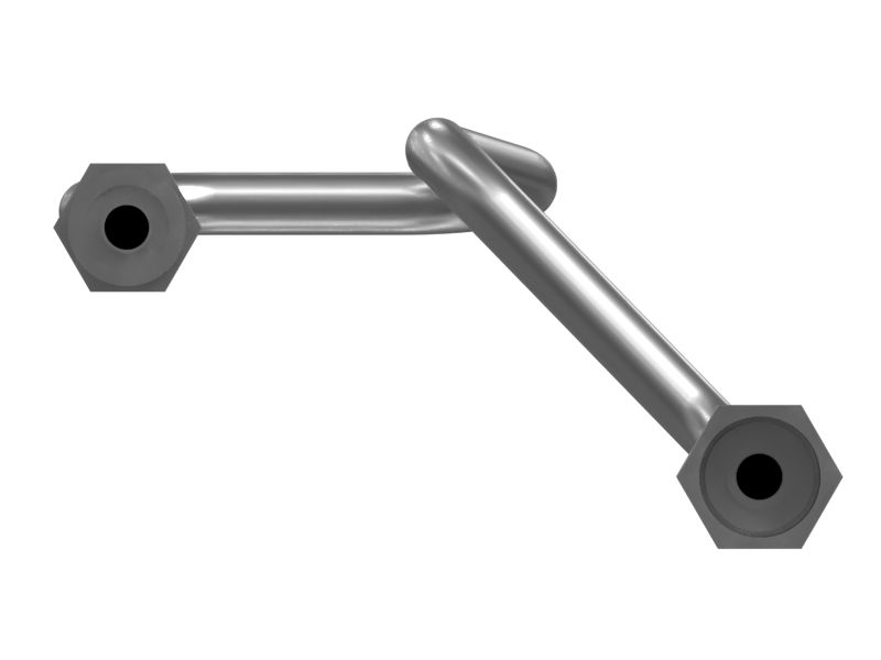 Труба с многократным изгибом наружного диаметра 9,50 мм