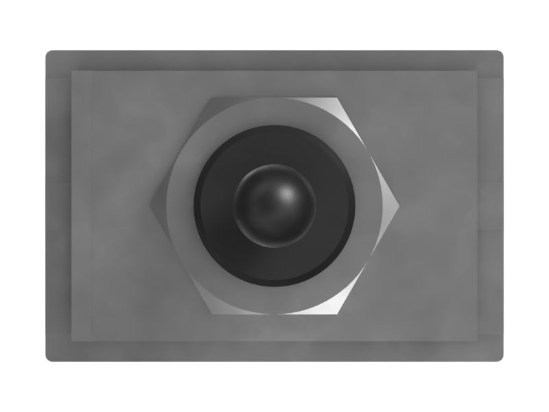 Двухполюсный одноходовой тумблерный переключатель на 28 В