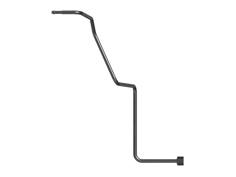 Топливный патрубок с несколькими изгибами в сборе