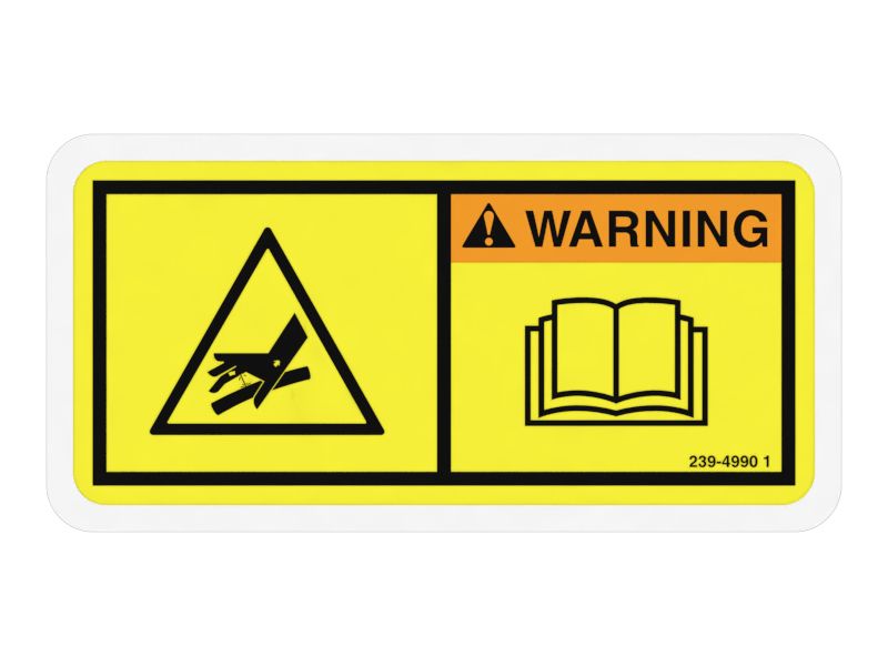 Наклейка с предупреждением