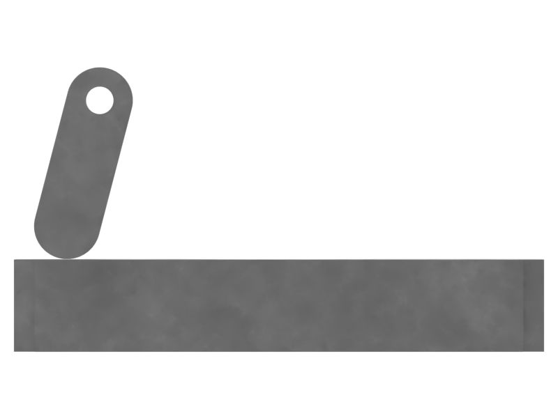 Защелка двери в сборе